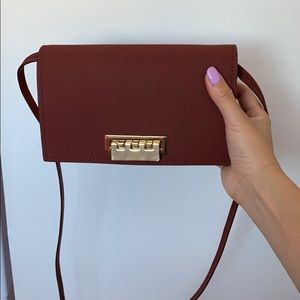 Zac Posen Earthette Classic Leather Crossbody Bag